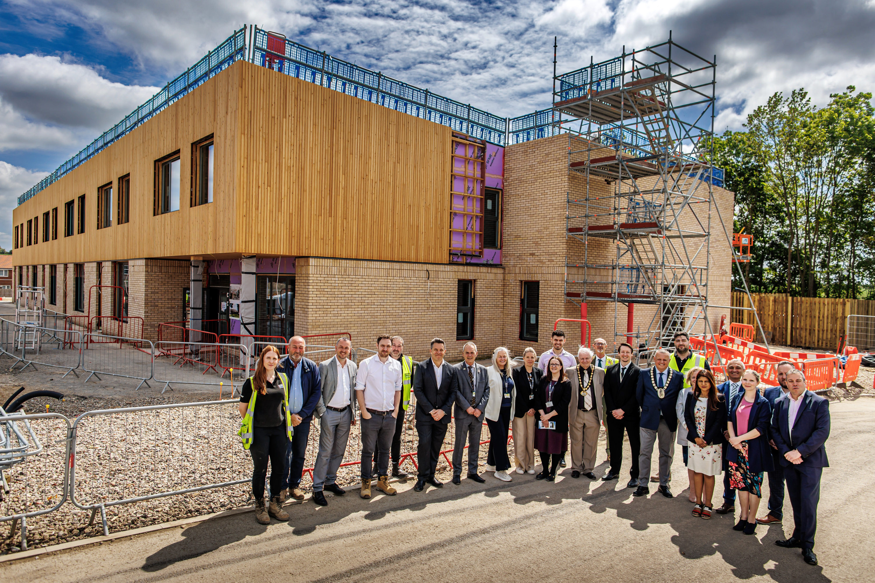 One of the first net zero schools in UK celebrates construction milestone