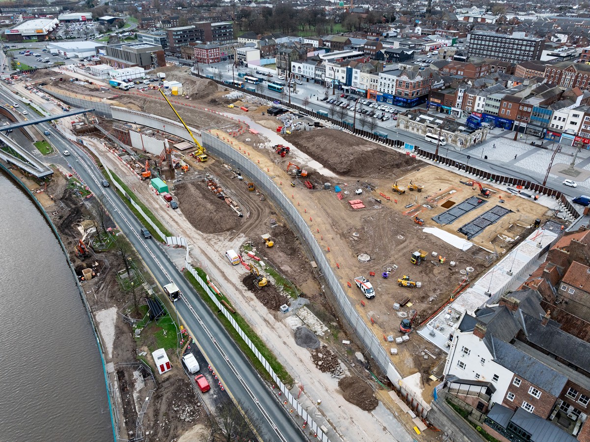 Stockton Riverside Project Pictures show progress at Stockton Waterfront